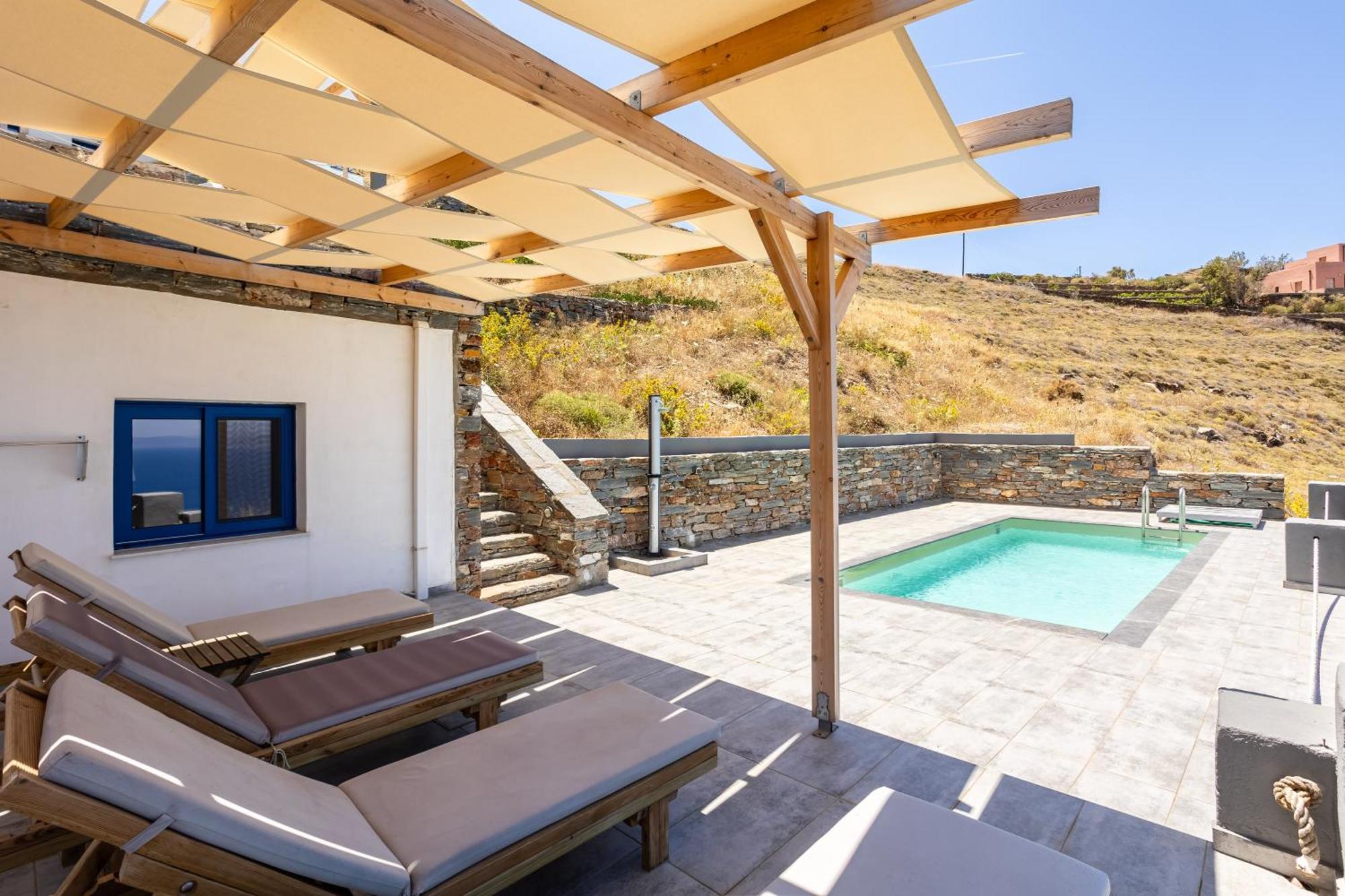 Live In Blue - Kea'S Myriad Shades Korissia  Exterior foto