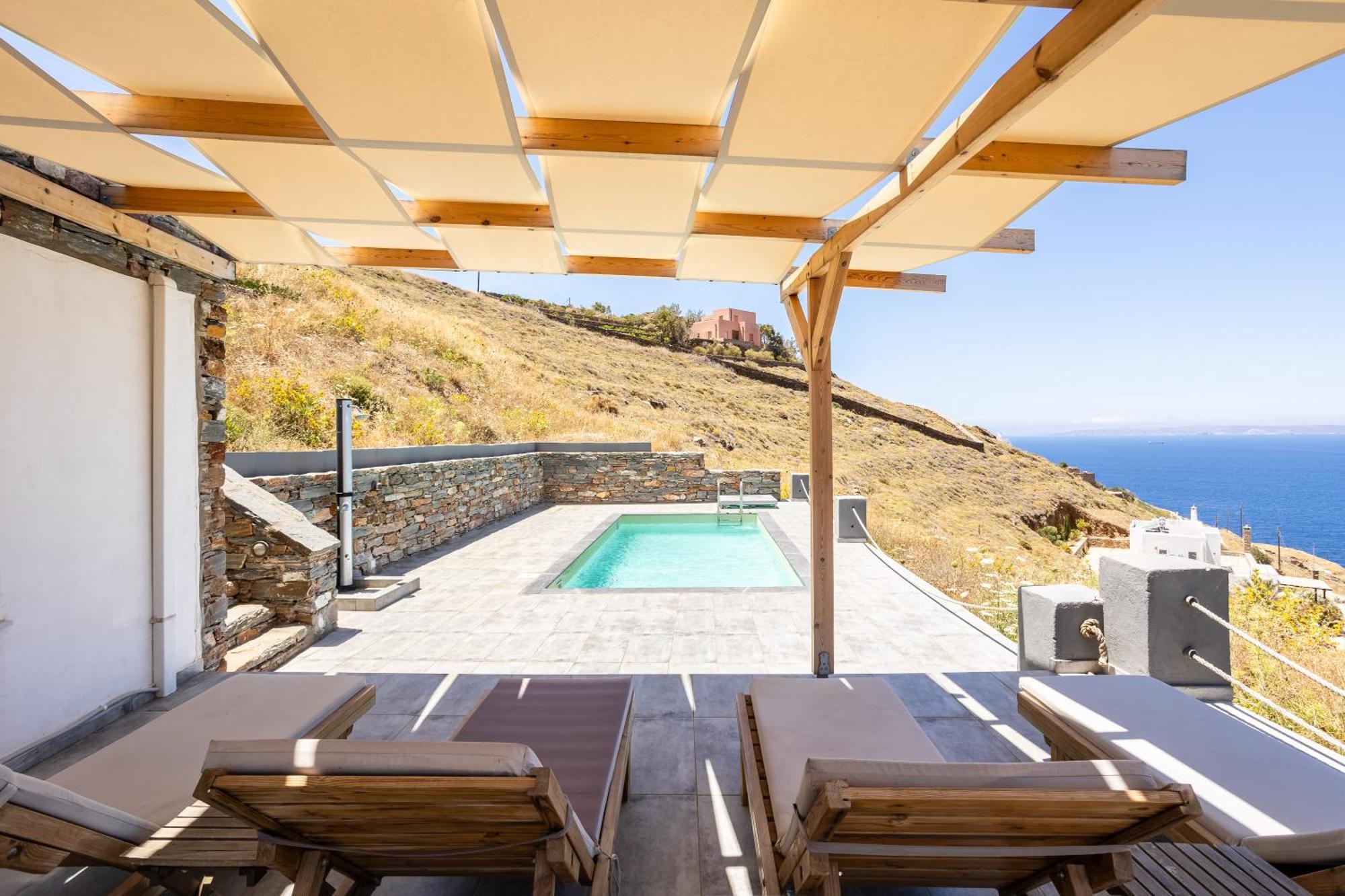 Live In Blue - Kea'S Myriad Shades Korissia  Exterior foto